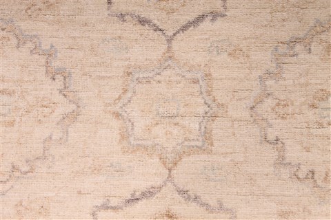 Ziegler Grey Runner Hand Knotted 26 X 99 Area Rug 254-29942 Image 2
