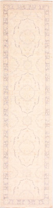 Ziegler Grey Runner Hand Knotted 26 X 99 Area Rug 254-29942 Image 0