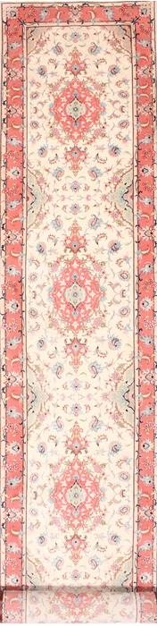 Tabriz Purple Runner Hand Knotted 29 X 173 Area Rug 254-29946 Image 0