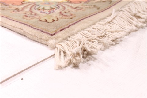 Tabriz Purple Runner Hand Knotted 210 X 169  Area Rug 254-29949 Image 5