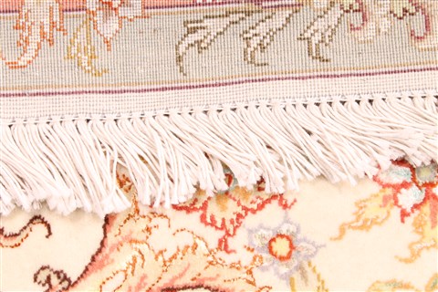 Tabriz Purple Runner Hand Knotted 210 X 169  Area Rug 254-29949 Image 6