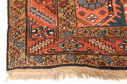 Heriz Blue Runner Hand Knotted 33 X 152 Area Rug 254-29953 Image 1