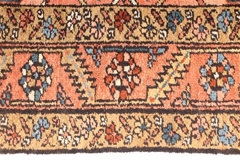 Heriz Blue Runner Hand Knotted 33 X 152 Area Rug 254-29953 Image 3