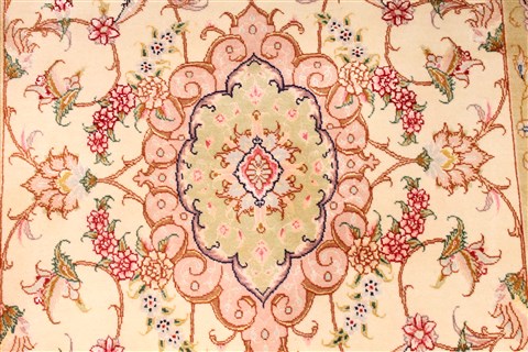 Tabriz Purple Runner Hand Knotted 33 X 328 Area Rug 254-29954 Image 2