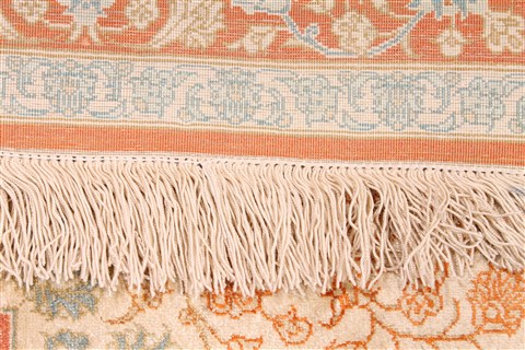 Qum Beige Hand Knotted 28 X 311 Area Rug 254-29956 Image 5