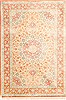 Qum Beige Hand Knotted 28 X 311 Area Rug 254-29956 Thumb 0
