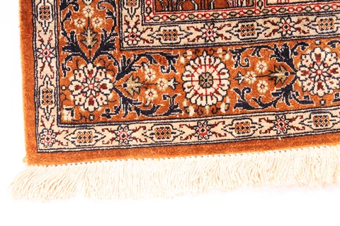 Qum Multicolor Hand Knotted 27 X 311  Area Rug 254-29959 Image 1