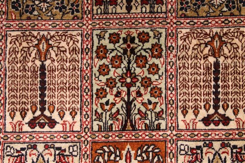 Qum Multicolor Hand Knotted 27 X 311  Area Rug 254-29959 Image 2