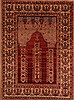 Hereke Red Machine Made 37 X 65 Area Rug 400-29962 Thumb 0