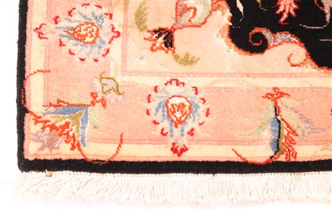 Tabriz Beige Hand Knotted 25 X 37 Area Rug 254-29970 Image 1