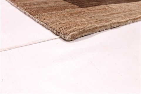 Gabbeh Grey Hand Knotted 42 X 57  Area Rug 254-29971 Image 4