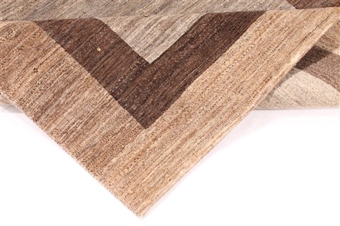 Gabbeh Grey Hand Knotted 42 X 57  Area Rug 254-29971 Image 7