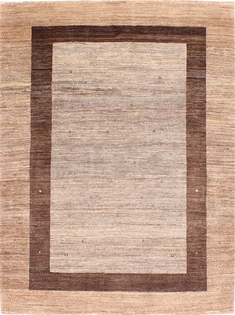 Gabbeh Grey Hand Knotted 42 X 57  Area Rug 254-29971 Image 0