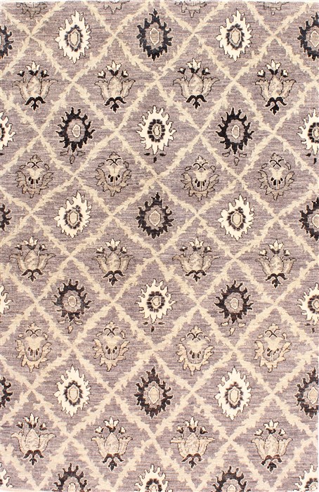 Modern Beige Hand Knotted 40 X 62 Area Rug 254-29973 Image 0