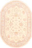 Pishavar Beige Oval Hand Knotted 41 X 61  Area Rug 254-29974 Thumb 0