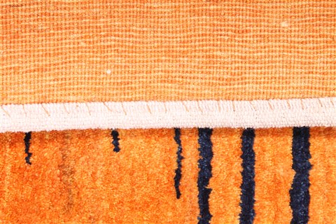 Gabbeh Blue Hand Knotted 40 X 60 Area Rug 254-29975 Image 4