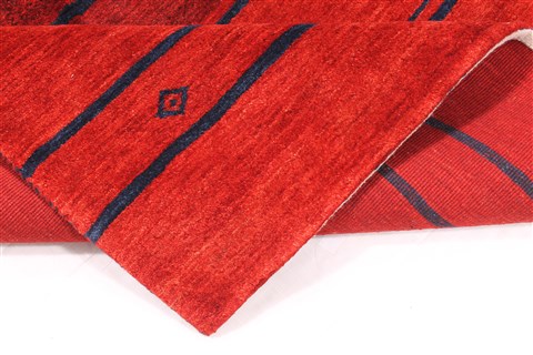 Gabbeh Blue Hand Knotted 40 X 63 Area Rug 254-29976 Image 7