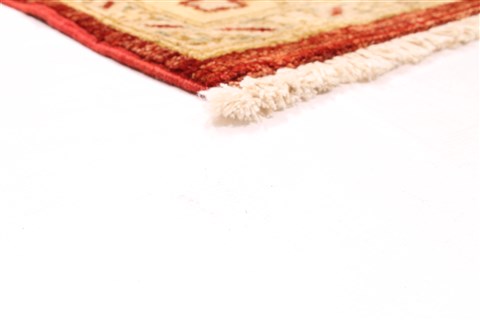 Pishavar Beige Hand Knotted 40 X 61  Area Rug 254-29977 Image 1