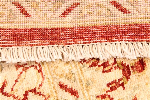 Pishavar Beige Hand Knotted 40 X 61  Area Rug 254-29977 Image 5