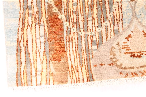 Modern Brown Hand Knotted 40 X 60 Area Rug 254-29981 Image 1