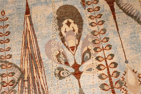 Modern Brown Hand Knotted 40 X 60 Area Rug 254-29981 Image 2