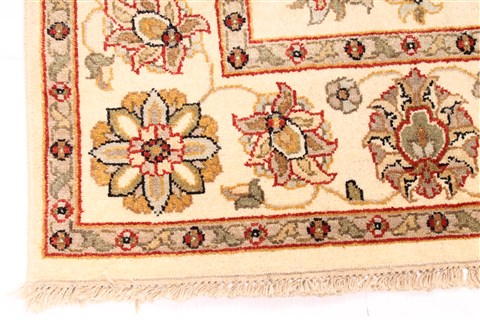 Pishavar Beige Hand Knotted 51 X 610 Area Rug 254-29986 Image 1