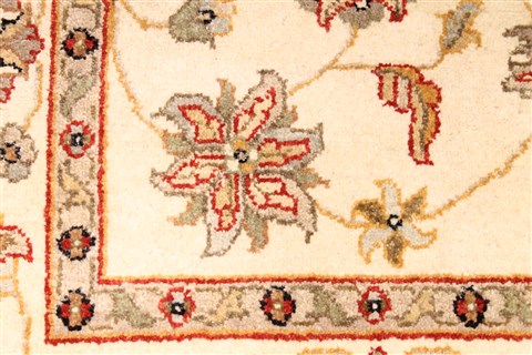 Pishavar Beige Hand Knotted 51 X 610 Area Rug 254-29986 Image 4