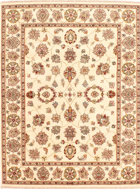 Pishavar Beige Hand Knotted 51 X 610 Area Rug 254-29986 Image 0