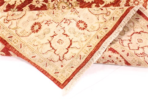 Pishavar Red Hand Knotted 52 X 611 Area Rug 254-29989 Image 7