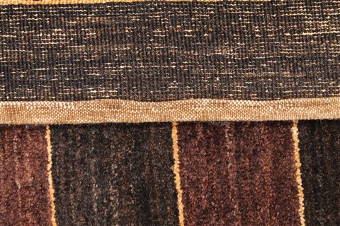 Gabbeh Black Hand Knotted 48 X 65 Area Rug 254-29990 Image 5