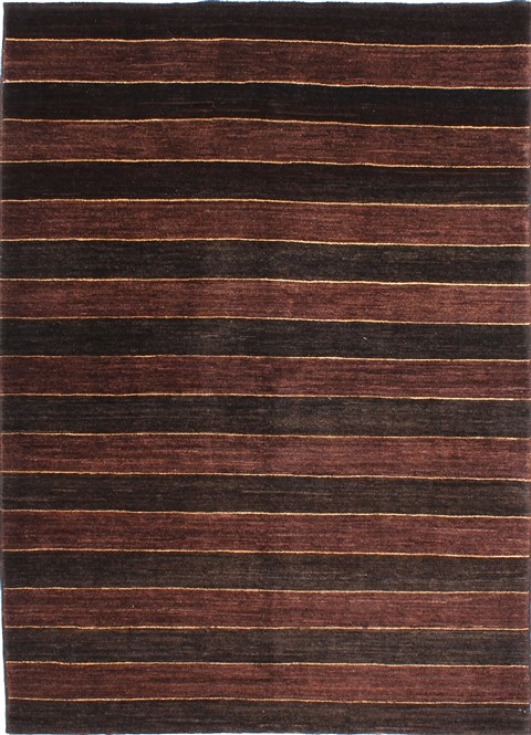 Gabbeh Black Hand Knotted 48 X 65 Area Rug 254-29990 Image 0