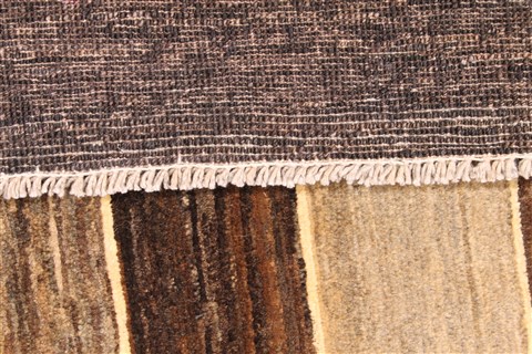 Gabbeh Beige Hand Knotted 411 X 70 Area Rug 254-29992 Image 5