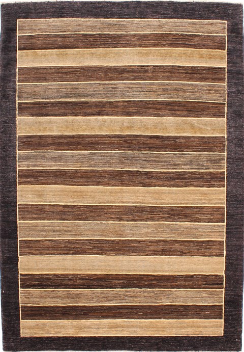Gabbeh Beige Hand Knotted 411 X 70 Area Rug 254-29992 Image 0