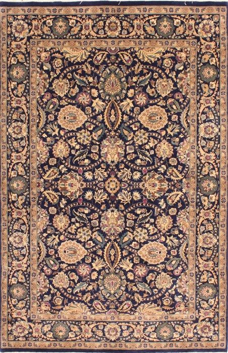 Tabriz Beige Hand Knotted 40 X 67 Area Rug 254-29996 Image 0