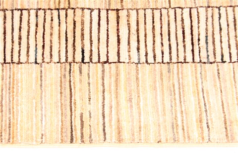 Modern Beige Hand Knotted 50 X 65 Area Rug 254-29997 Image 3