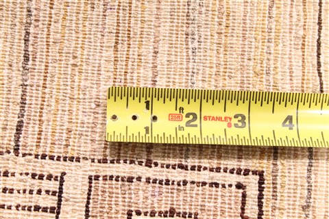 Modern Beige Hand Knotted 50 X 65 Area Rug 254-29997 Image 6