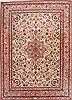 Kashan Beige Hand Knotted 108 X 1410 Area Rug 254-29998 Thumb 0