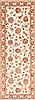 Tabriz Beige Runner Hand Knotted 411 X 115 Area Rug 254-29999 Thumb 0