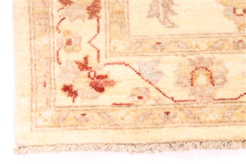 Ziegler Beige Runner Hand Knotted 37 X 178 Area Rug 254-30000 Image 1