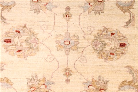 Ziegler Beige Runner Hand Knotted 37 X 178 Area Rug 254-30000 Image 2