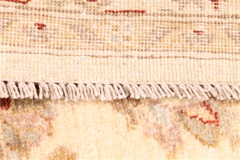 Ziegler Beige Runner Hand Knotted 37 X 178 Area Rug 254-30000 Image 4