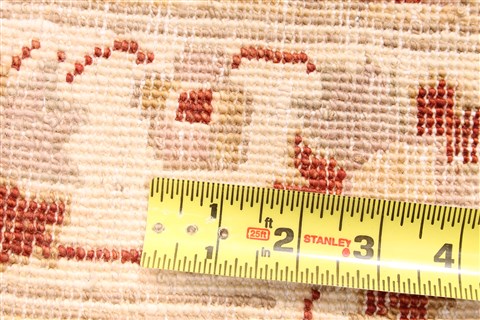 Ziegler Beige Runner Hand Knotted 37 X 178 Area Rug 254-30000 Image 5