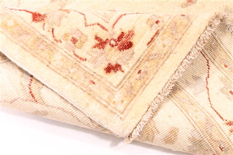 Ziegler Beige Runner Hand Knotted 37 X 178 Area Rug 254-30000 Image 6