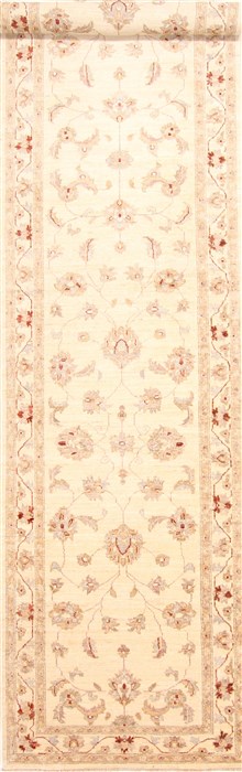Ziegler Beige Runner Hand Knotted 37 X 178 Area Rug 254-30000 Image 0