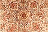 Tabriz Green Round Hand Knotted 910 X 910 Area Rug 254-30003 Thumb 2