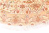 Tabriz Green Round Hand Knotted 910 X 910 Area Rug 254-30003 Thumb 8