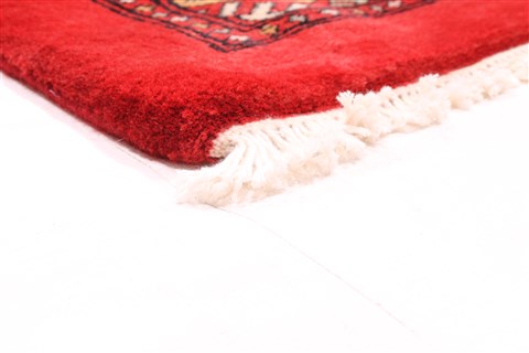 Bokhara Beige Hand Knotted 90 X 122 Area Rug 254-30006 Image 4