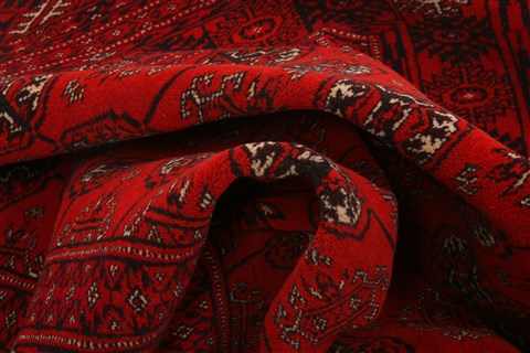 Bokhara Red Hand Knotted 42 X 510 Area Rug 253-30007 Image 1