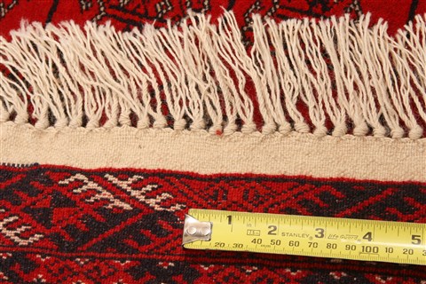 Bokhara Red Hand Knotted 42 X 510 Area Rug 253-30007 Image 4