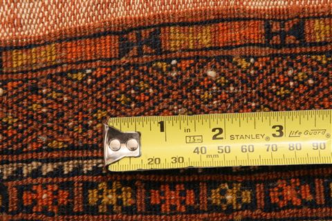 Kunduz Orange Hand Knotted 40 X 66 Area Rug 253-30010 Image 4